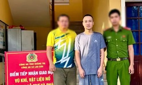 Bùi Văn Hiếu SN 1999 đã ra đầu thú sau thời gian lẩn trốn tại nhiều tỉnh, thành