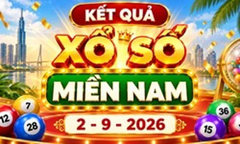 XSMN 2/9 - Xổ số miền Nam hôm nay ngày 2/9/2026
