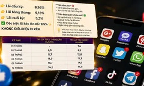 Vạch trần kịch bản lừa đảo gửi tiết kiệm lãi suất cao trên mạng xã hội
