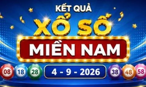 XSMN 4/9 - Kết quả xổ số miền Nam hôm nay 4/9/2026