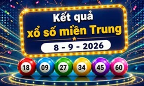 XSMT 8/9 - Kết quả XSMT hôm nay 8/9/2026