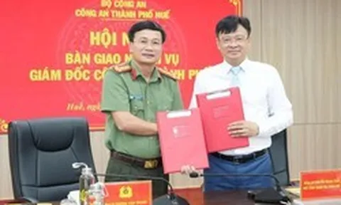 Đại tá Dương Văn Thoan được giao phụ trách Công an TP Huế