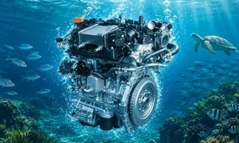 Loại động cơ mới giúp xe SUV hybrid lội nước sâu tới 1,1 mét