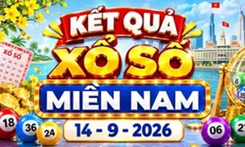 XSMN 14/9 - Kết quả XSMN ngày 14/9/2026 - Xổ số miền Nam ngày 14 tháng 9