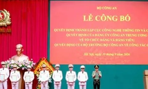 Bộ Công an thành lập Cục Công nghệ thông tin và Cơ yếu