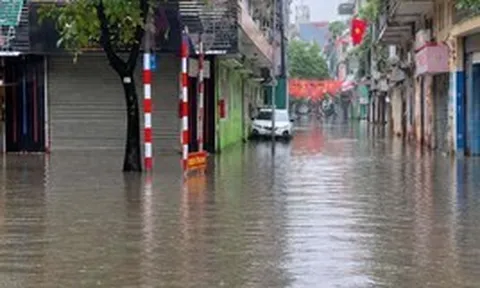 Cập nhật các điểm úng ngập ở Hà Nội sáng 16/9