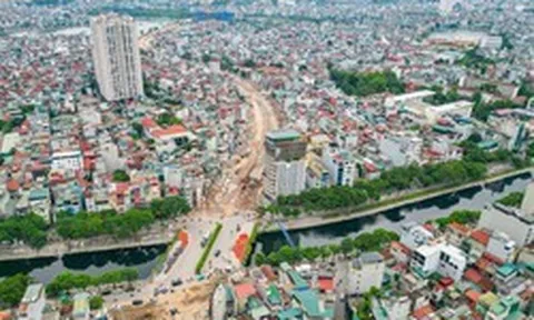Toàn cảnh công trường Vành đai 2,5 tăng tốc thi công trước ngày về đích