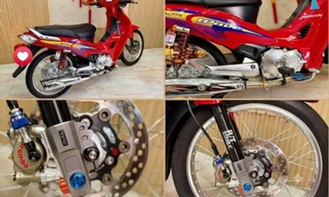 Honda Wave 125 đời 2005 lên dàn đồ hiệu hơn 500 triệu đồng