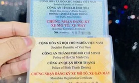 Người dân chú ý thông báo quan trọng liên quan đến giấy đăng ký xe