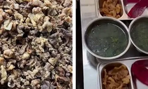 Phụ huynh kiểm tra đột xuất thấy cơm bán trú 'toàn tóp mỡ': Hiệu trưởng nói gì?