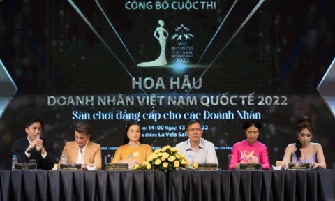 Họp báo công bố cuộc thi Hoa Hậu Doanh Nhân Việt Nam Quốc Tế 2022 thành công, mãn nhãn