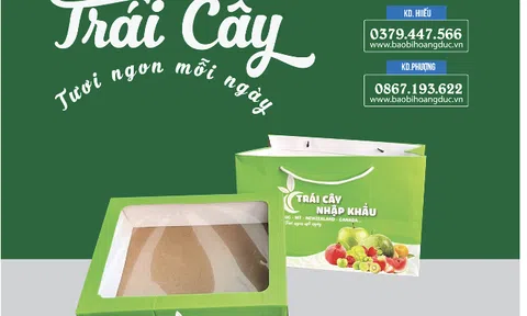 Hộp đựng hoa quả, hộp đựng trái cây - tạo thương hiệu, tăng doanh thu