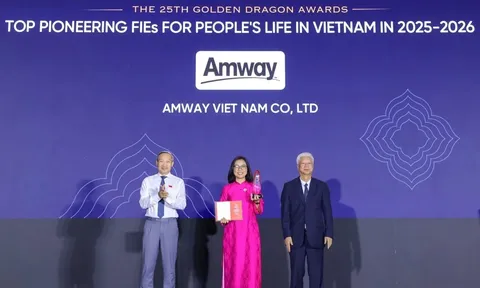 Amway Việt Nam lần thứ 10 được vinh danh tại giải thưởng Rồng Vàng